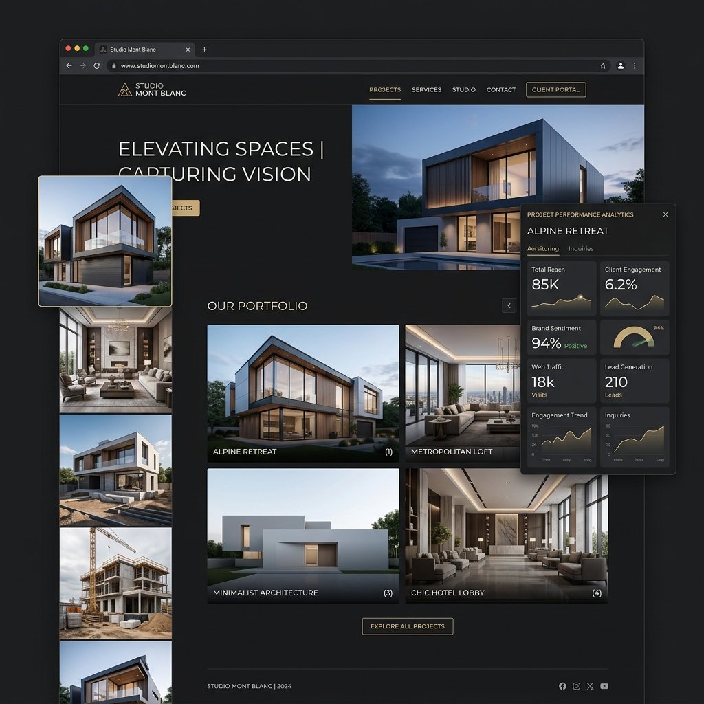 Studio Mont Blanc - Landing Page e Tráfego Pago