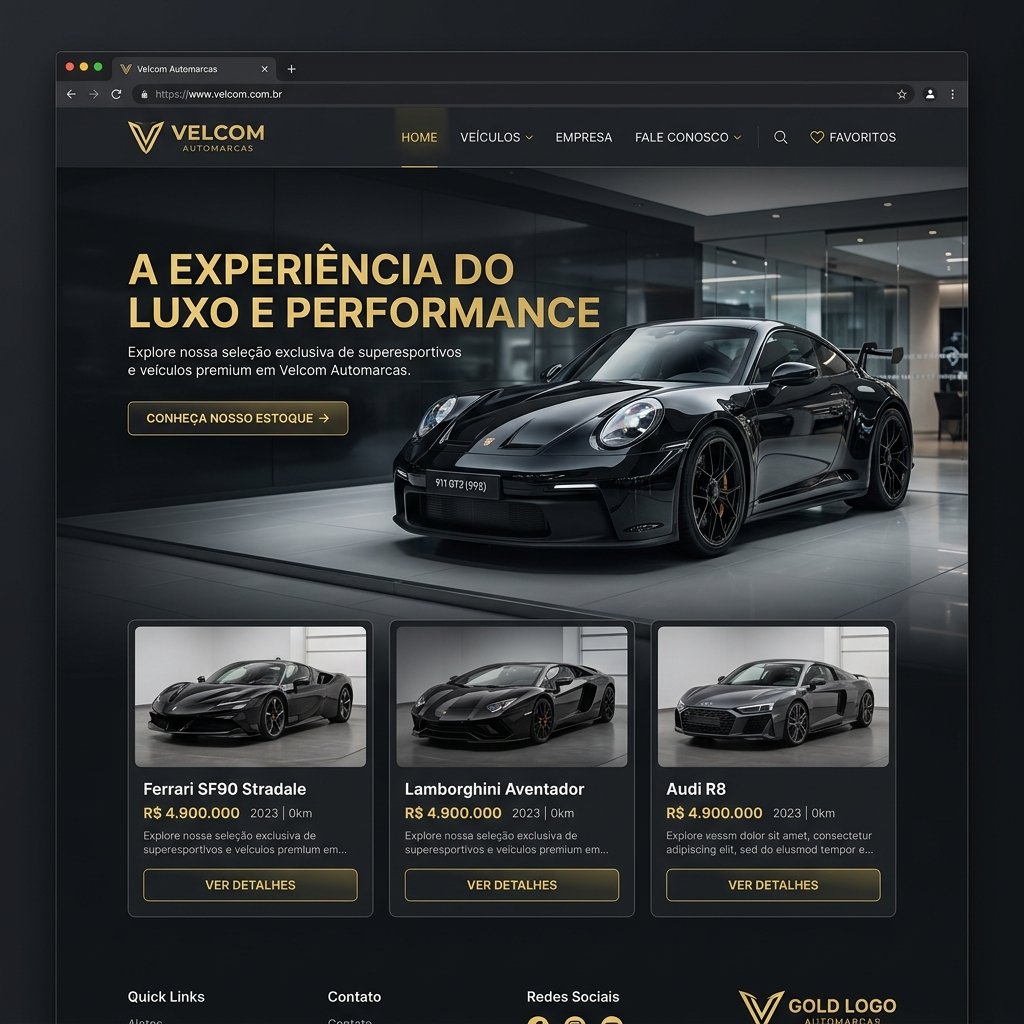 Velcom Automarcas - Criação de Site e Loja de Veículos
